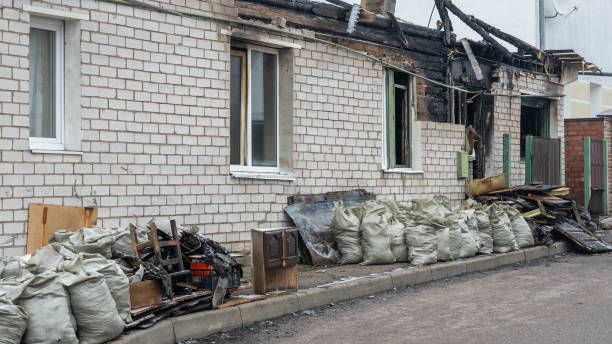 Professional Fire Damage Repair technician working in Spring City, PA